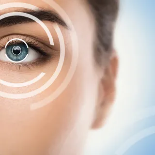 Nahaufnahmen weiblliches Auge